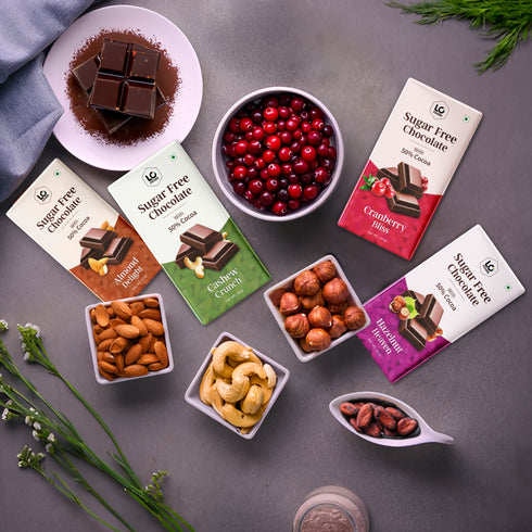 DiabeSmart Guilt Free Hazelnut Heaven Dark Chocolate