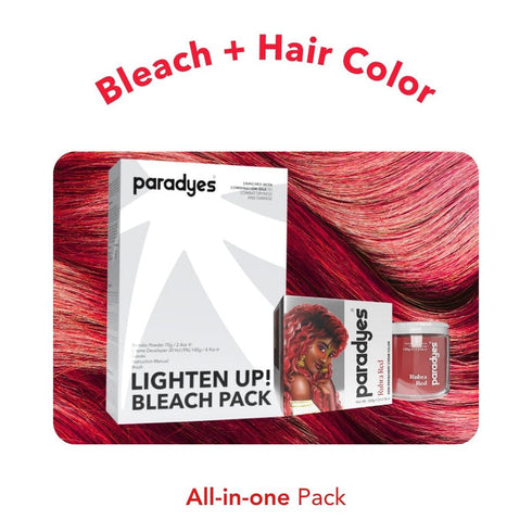 Paradyes Rubra Red + Lighten Up! Bleach Pack