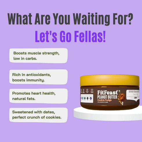 Fitfeast Cookie Fudge Peanut Butter 150g