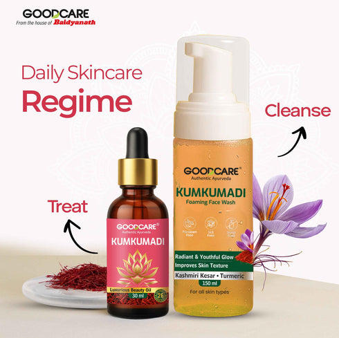 Goodcare Kumkumadi Oil Ayurvedic Night Serum with Kashmiri Saffron