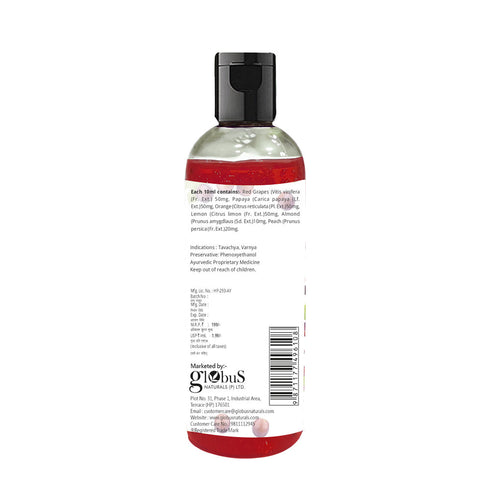 Globus Naturals Red Wine Refreshing Body Wash