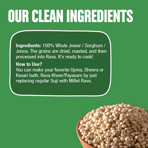 Early Foods Jowar Millet Rava