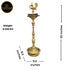 Tamas Brass Peacock Diya Stand