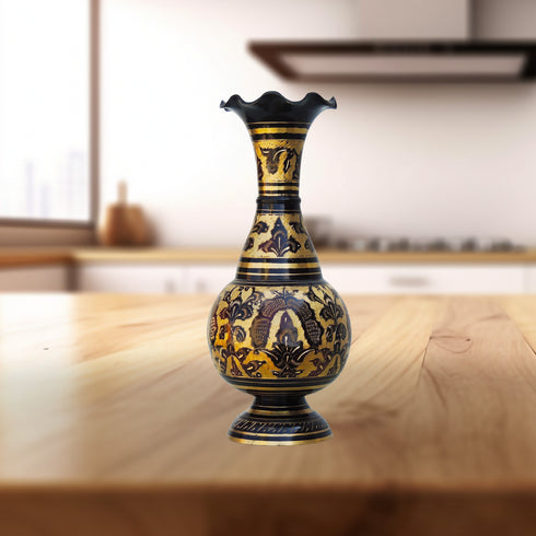 Brass Home And Garden Flower Pot Vase 1.075Kg