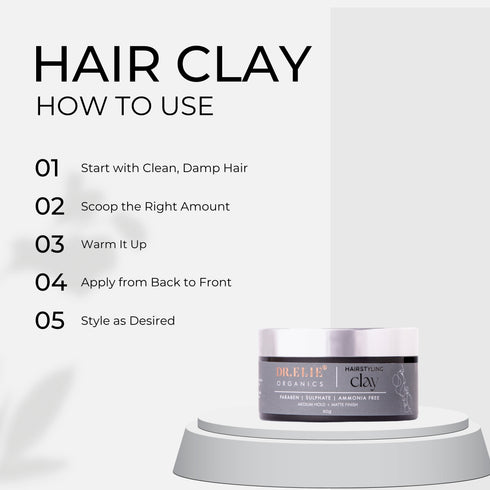 Dr Elie Organics Hairstyling Clay