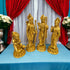 Tamas Brass Bhagwan Ram Darbar with Sita Laxman Hanuman Statue/Idol