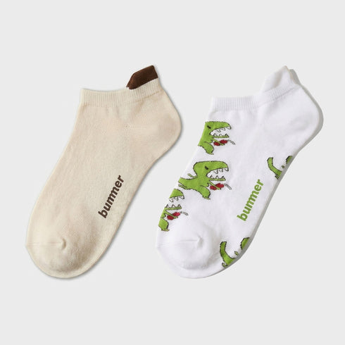 Bummer Unisex Ankle Socks - 2 Pack