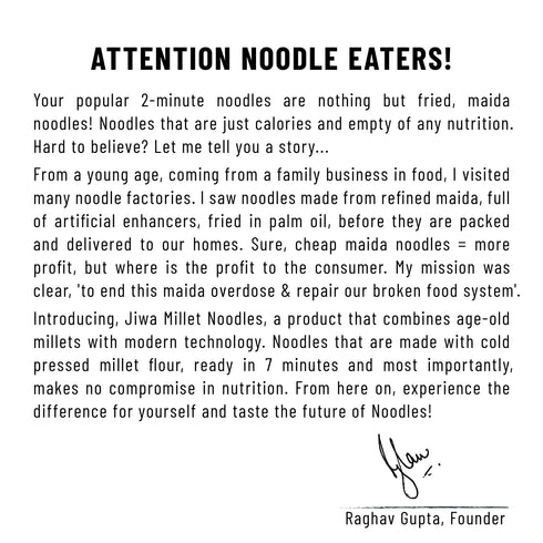 Jiwa Instant Ragi Noodles