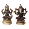 Brass Laxmi Ganesh Pair Idol 1.2kg