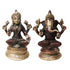 Brass Laxmi Ganesh Pair Idol 1.2kg
