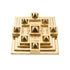 Brass Kuberaya Namha Yantra Sacred Vastu Plaque 1770g