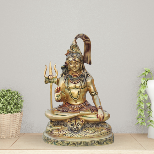 Brass Shiv Ji Statue 2Kg