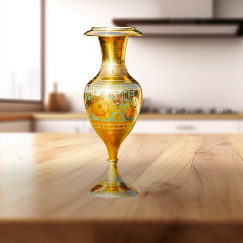 Brass Home And Garden Flower Pot 0.31Kg