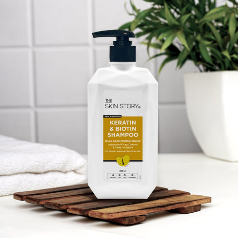 The Skin Story Oil Control Keratin & Biotin Shampoo