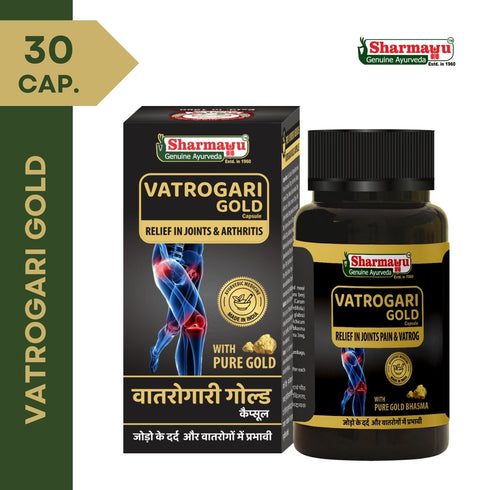 Sharmayu Ayurveda Vatrogari Gold Capsule