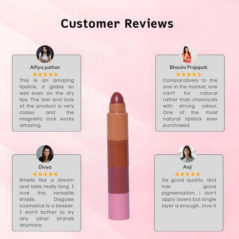 Disguise 4-in-1 Lipstick | Ultra Comfortable Satin Matte