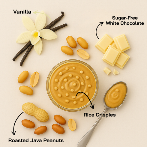 Fitfeast Vanilla Crunch Peanut Butter 400g