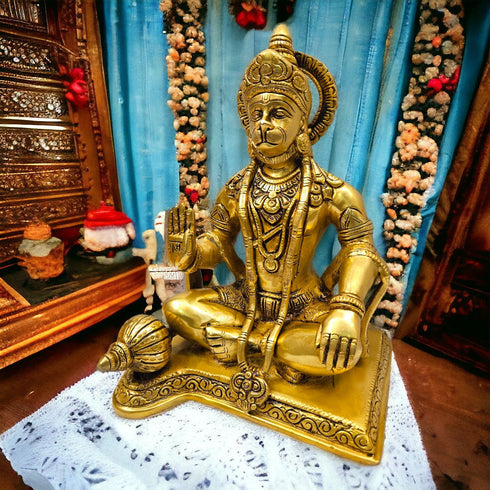 Tamas brass Sankat Mochan Hanuman Ji Statue/Idol