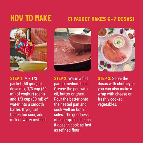 Slurrp Farm Beetroot Multigrain Millet Dosa Mix