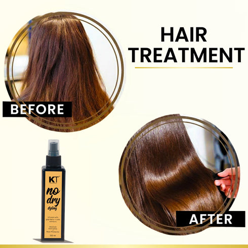 Kt Professional No Dry Styling Moisture Mist Hair Spray & Heat Protector