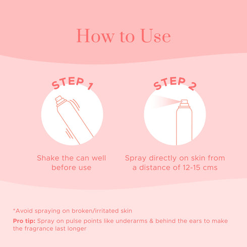 PureSense Hope Japanese Cherry Blossom Body Spray & Desire Madagascar Vanilla Body Spray | From the makers of Parachute Advansed