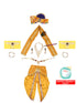 Raj Fancy Dresses Baby Krishna Dress Pagri| Mala Brocade Fabric Janmashtami Costume