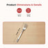 Vinod Moscow Stainless Steel Dinner Fork Set of 12 Piece Heavy Gauge steel Mirror Finish Rust Free Tough Strong and Durable
