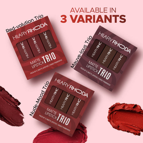Hilary Rhoda Matte Trio Lipstick