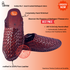 Vhaanfootwear Red Color Slip On Mens Kolhapuri Chappal