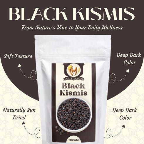 Millet Mania Black Kismis Black Raisins