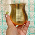 Tamas Brass Matki Shape Glasses Set