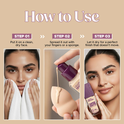 Hilary Rhoda Super Matte Liquid Foundation