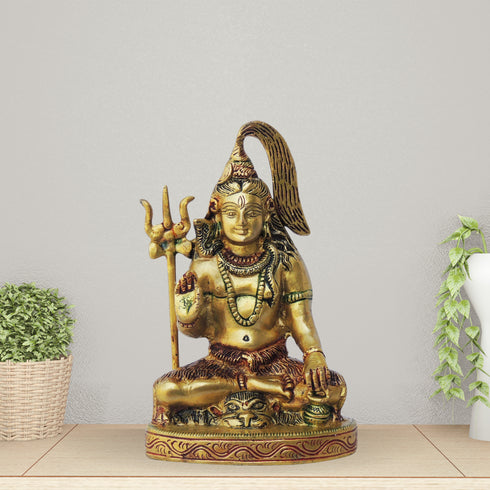 Brass Shiv Ji Statue 1.08Kg