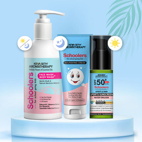 Keya Seth Aromatherapy Schoolers SPF 50 PA+++, Kids Sports Mineral Watery Sunscreen