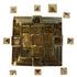 Brass Kuberaya Namha Yantra Sacred Vastu Plaque 1770g