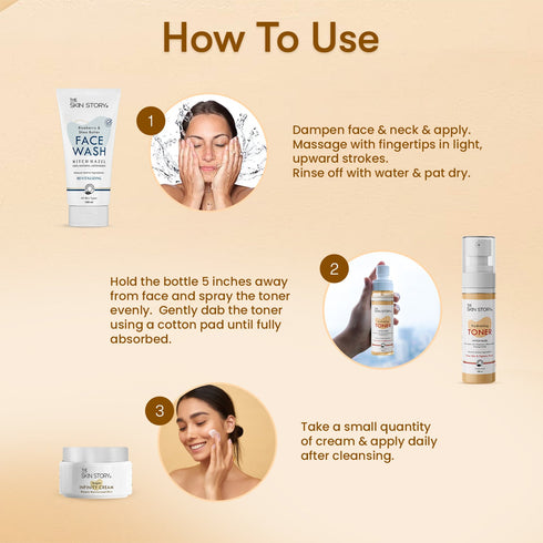The Skin Story Simple Skincare Trio (CTM) Combo