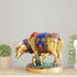 Brass Cow Stone Statue 1.1Kg