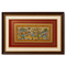 Palm Leaf Handmade Painting of Tribal Warli Village Life