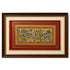 Palm Leaf Handmade Painting of Tribal Warli Village Life