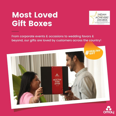 Omay Foods Snack & Snuggle Vday Gift Box