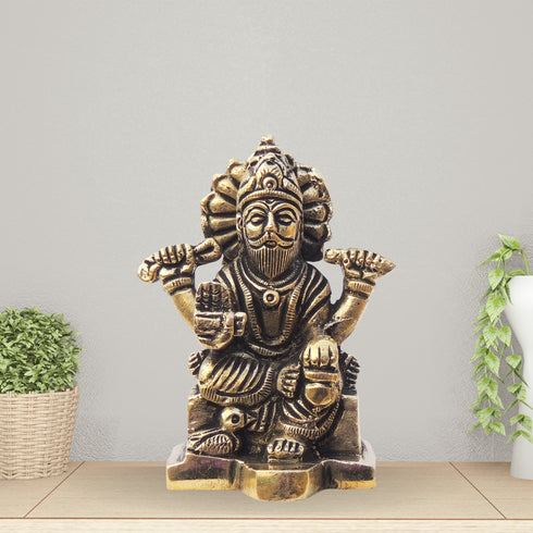 Brass Vishwakarma Ji Idol Statue 0.3Kg