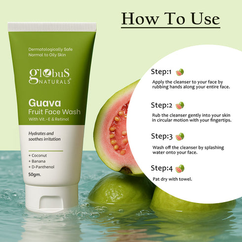 Globus Naturals Guava Fruit Face Wash