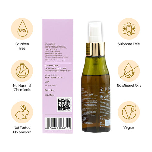 Theearthcollective in Hair Vitalizing Spray For Breakage Prone Hair Bhringraj Hibiscus & Mandarin
