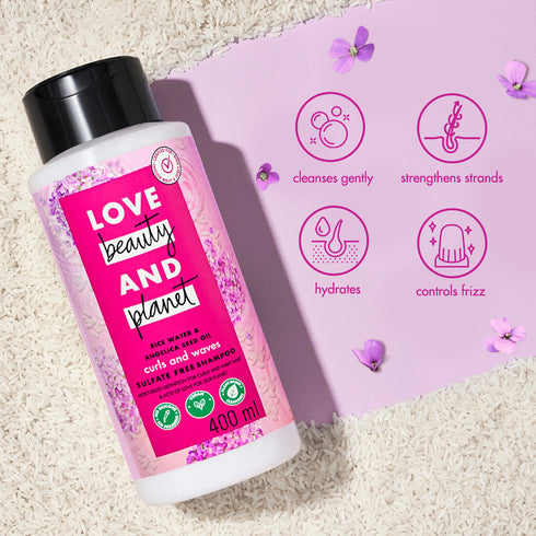 Love Beauty And Planet Rice Water and Angelica Seed Oil Shampoo