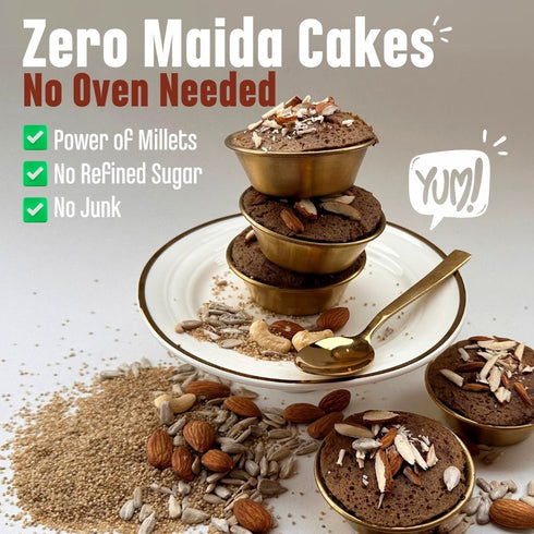 Early Foods Almond and Choco Katori Cake Mix