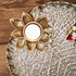 Lotus Leaf Metal Thali