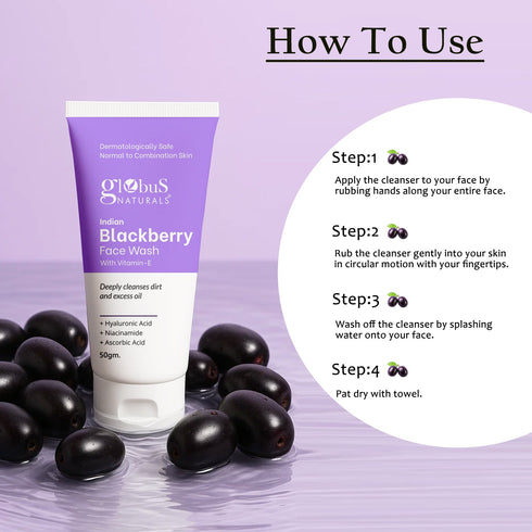 Indian Blackberry Face Wash