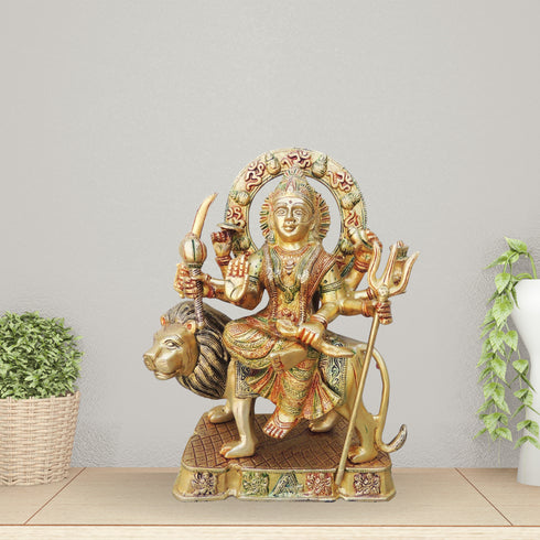 Brass Durga Ji Goddess Idol Statue 6Kg