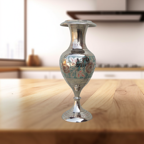 Brass Pot With Nickel Finish 0.325Kg