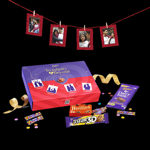 Cadbury Valentines Infinity And Beyond Personalised Chocolate